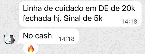 Mentorado fecha linha de cuidado de 20 mil com sinal de 5 mil
